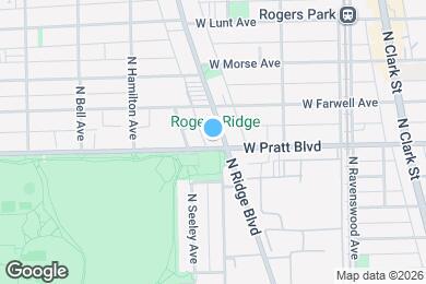 Map image of the property - 6800 N Ridge Blvd