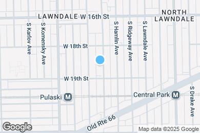 Map image of the property - 1840 S Avers Ave