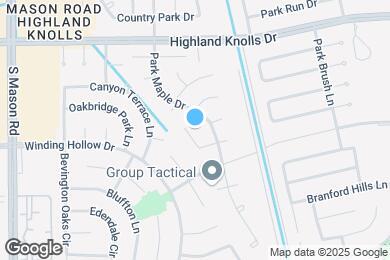 Map image of the property - 21638 Westcliffe Falls Dr