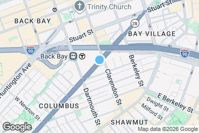 Map image of the property - 290 Columbus Ave