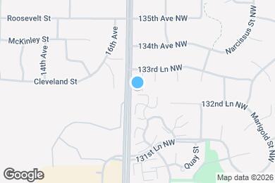 Map image of the property - 13312 Tulip St NW