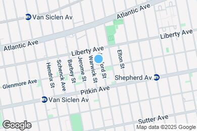 Map image of the property - 667 Glenmore Ave