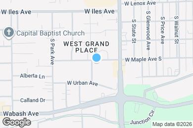 Map image of the property - 1038 W Maple Ave S