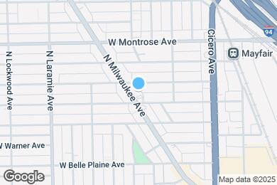 Map image of the property - 4244 N Milwaukee Ave
