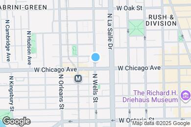 Map image of the property - 813 N Wells St