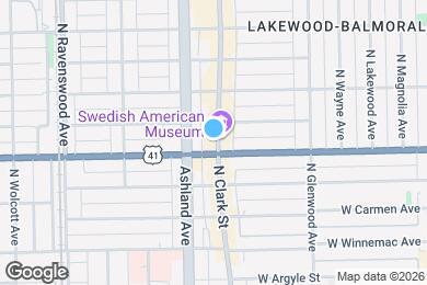 Map image of the property - 5208 N Clark St