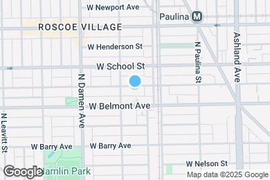 Map image of the property - 1829 W Melrose St
