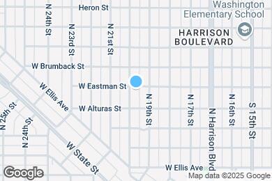 Map image of the property - 1020 N 20th St