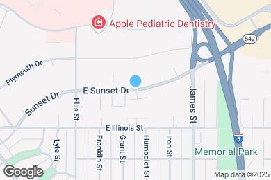 Map image of the property - 522 E Sunset Dr