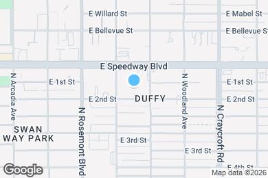 Map image of the property - Palms on 2nd Apartments