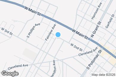 Map image of the property - 338 W 2nd St
