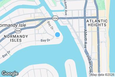 Map image of the property - 900 Bay Dr