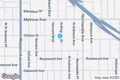 Map image of the property - 545 N Kingsley Dr