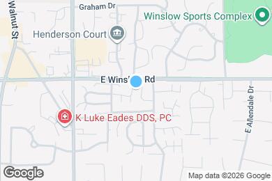 Map image of the property - 3123 S Eden Dr