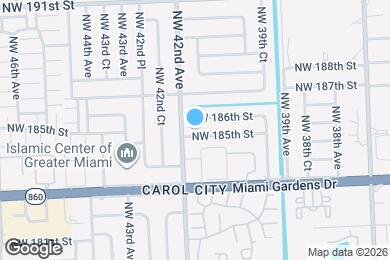 Map image of the property - 4115 NW 185th St