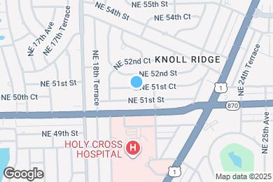 Map image of the property - 1920 NE 51st Ct