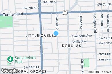 Map image of the property - 1100 Salzedo St