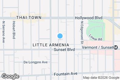 Map image of the property - 1538 North Mariposa Avenue