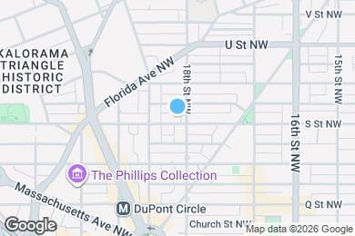 Map image of the property - Room in Shared 4 bed/2 bath home in Dupont Circle