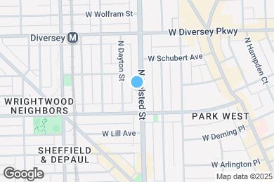 Map image of the property - 2632 N Halsted St