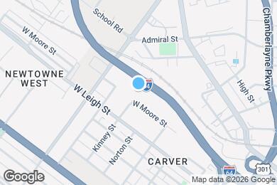 Map image of the property - 1252 W Moore St
