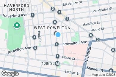 Map image of the property - 325 N 40th St