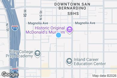 Map image of the property - 1365 N F St