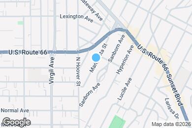 Map image of the property - 976 Manzanita St