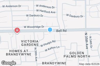 Map image of the property - 3802 W Juniper Ave