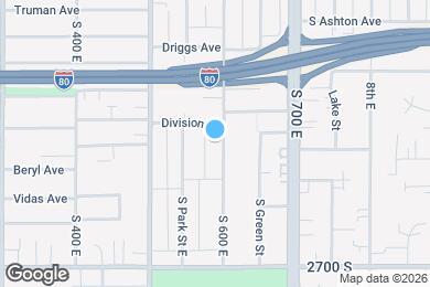 Map image of the property - 2500 S 600 E