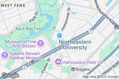 Map image of the property - 212 Hemenway St