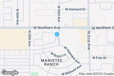 Map image of the property - 7907 N 53rd Dr