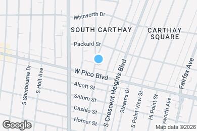 Map image of the property - 1248 S La Jolla Ave