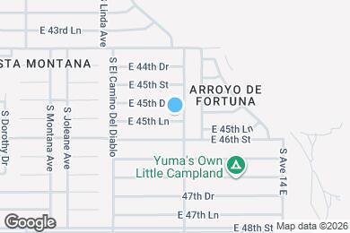 Map image of the property - 13664 E 45th Ln