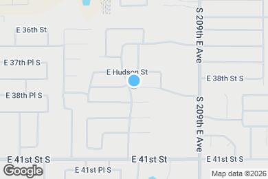 Map image of the property - 3401 E Gillette St