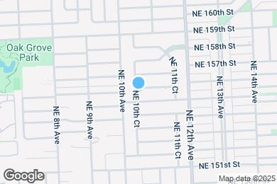 Map image of the property - 1050 NE 156th St