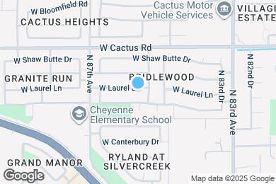 Map image of the property - 8547 W Laurel Ln