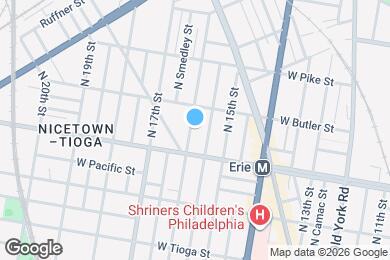 Map image of the property - 3727 N 16th St