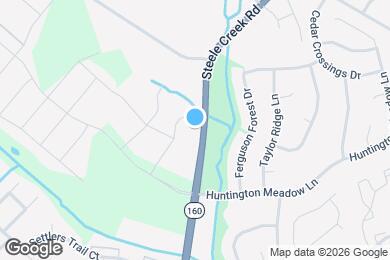 Map image of the property - Yardly Steele Creek