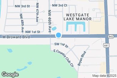 Map image of the property - 4500 W Broward Blvd