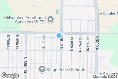 Map image of the property - 5951 N 64th St