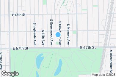 Map image of the property - 6624 S University Ave