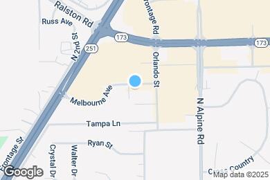 Map image of the property - 821 Melbourne St