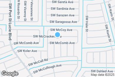 Map image of the property - 714 SW McCracken Ave