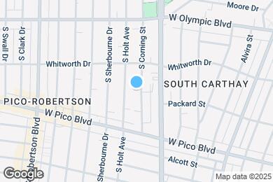 Map image of the property - 1147 S Corning St