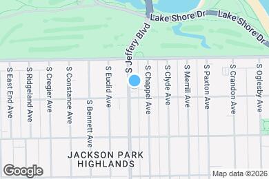 Map image of the property - 6751 S Jeffery