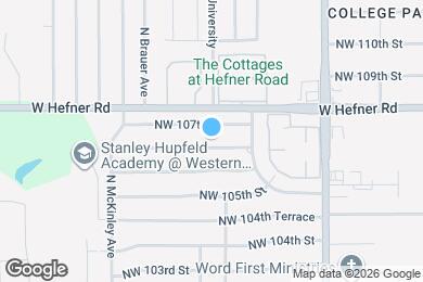 Map image of the property - 1301 NW 106th St
