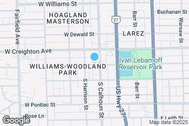 Map image of the property - 114 W Taber St
