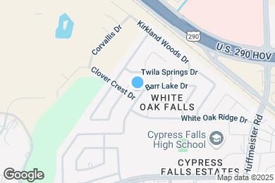 Map image of the property - 10007 Barr Lake Dr
