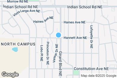 Map image of the property - 1352 Vassar Drive Northeast